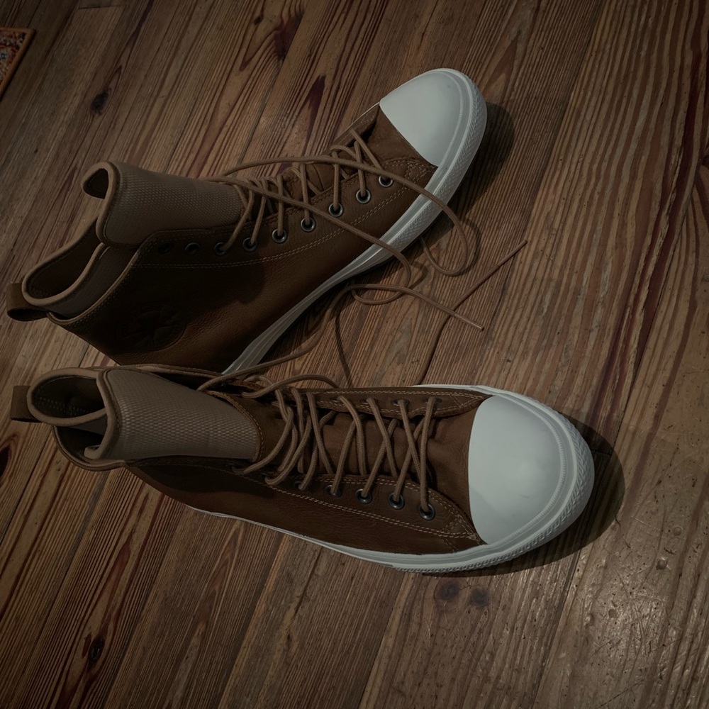 Size 15 Converse All Stars.